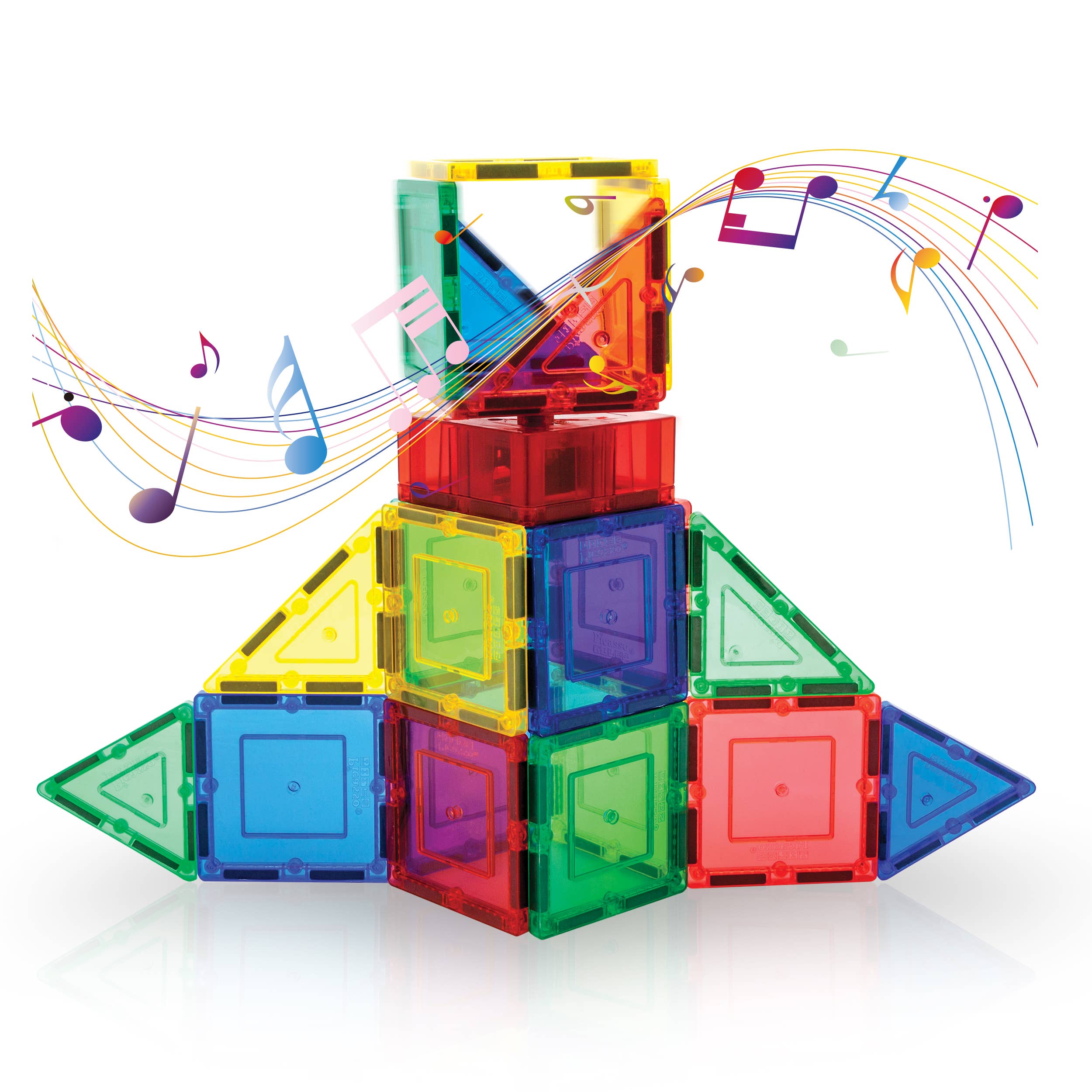 Music Box Magnet Tile Building Block Musical Magnetic Tiles